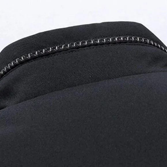 Black Mens Thermal Puffer Jacket - Picture 5 of 5